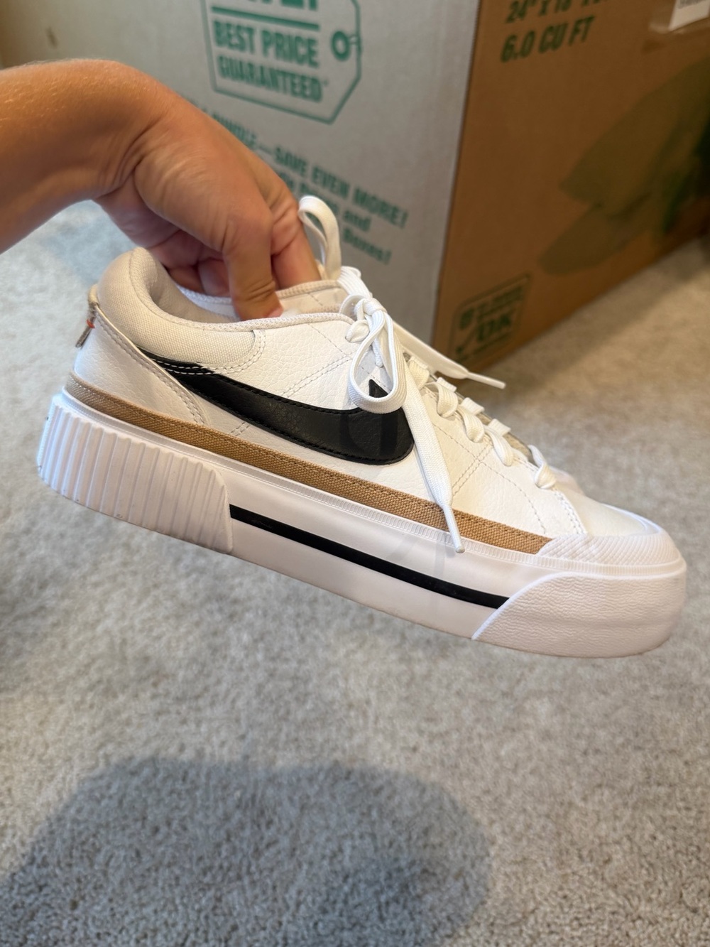 Nike Court Legacy Platform Sneakers - Picture 3 of 9